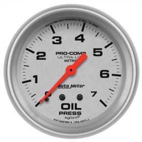 Ultra-Lite® Mechanical Metric Oil Pressure Gauge